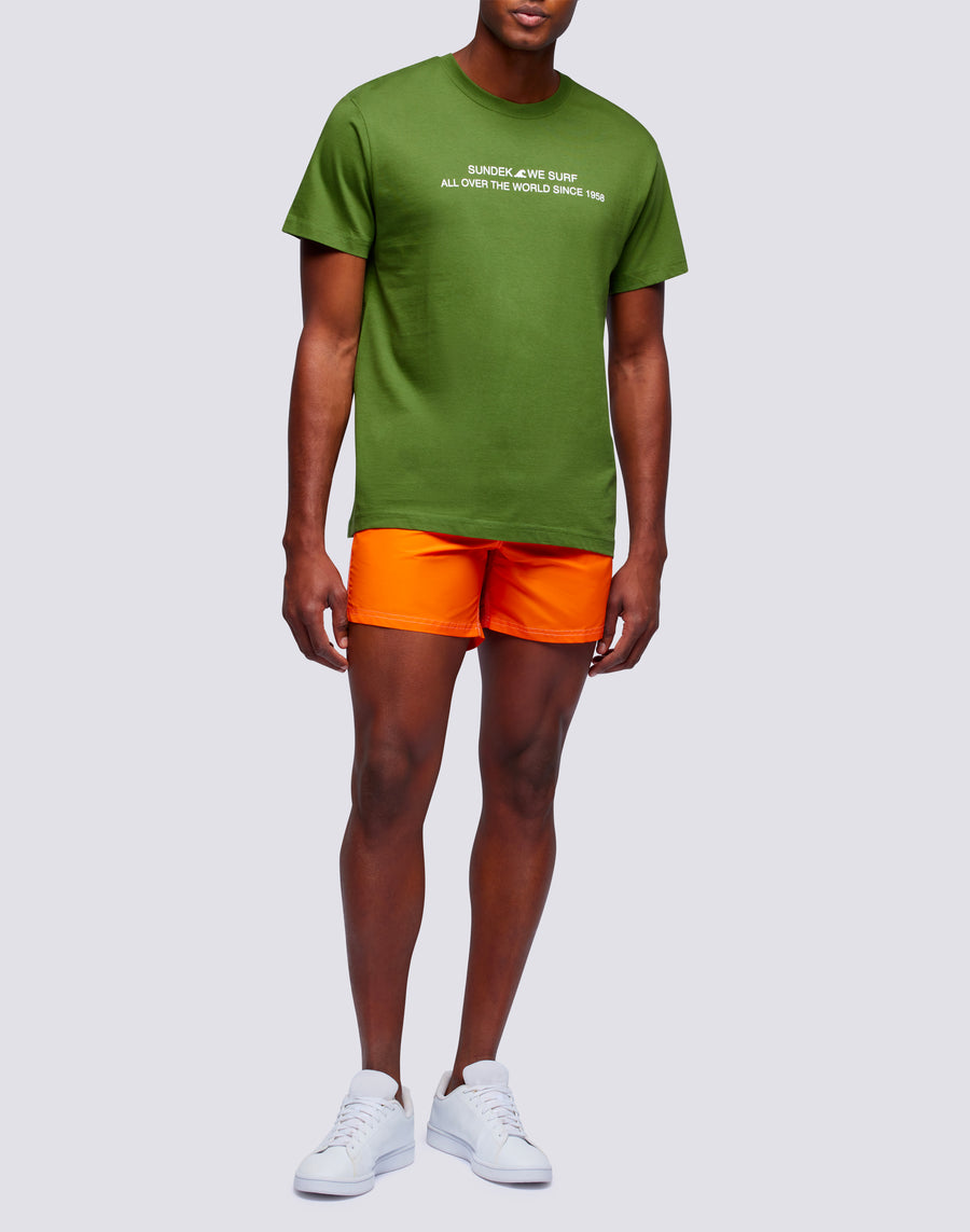 Sundek t-shirt uomo in cotone capsule flag m669tesj500-12700 Nuovo