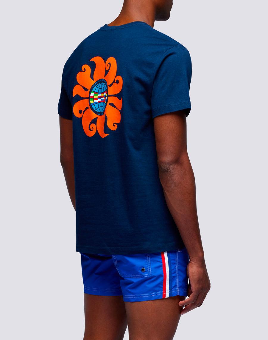 Sundek t-shirt uomo in cotone capsule flag m669tesj500-00600 Qualità