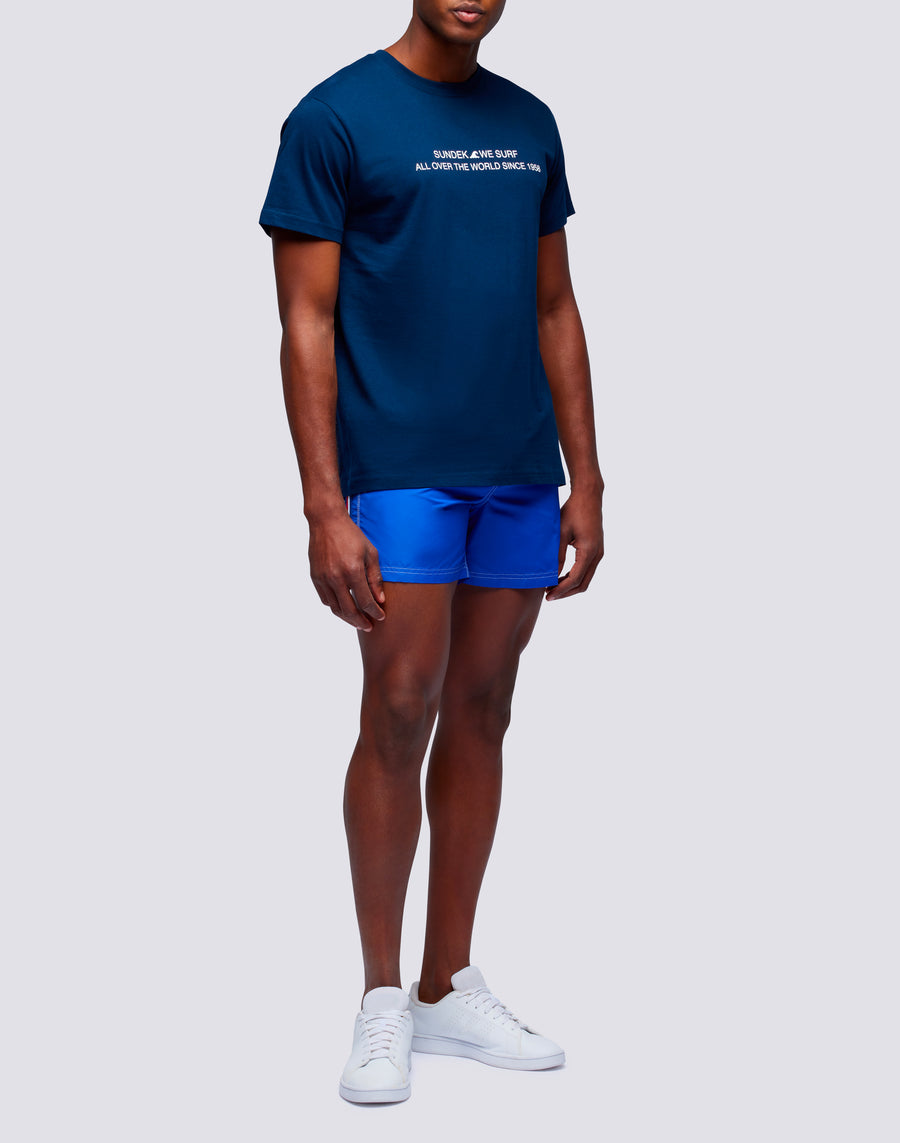 Sundek t-shirt uomo in cotone capsule flag m669tesj500-00600 Qualità