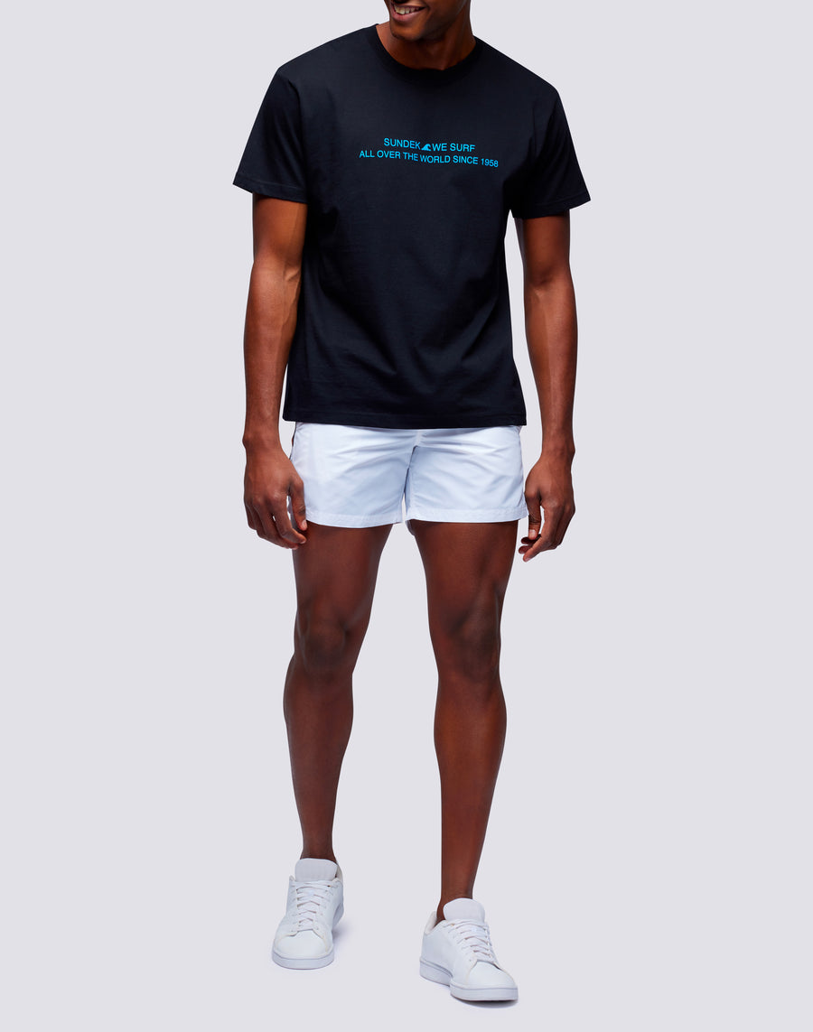 Sundek t-shirt uomo in cotone capsule flag m669tesj500-00100 Vendita