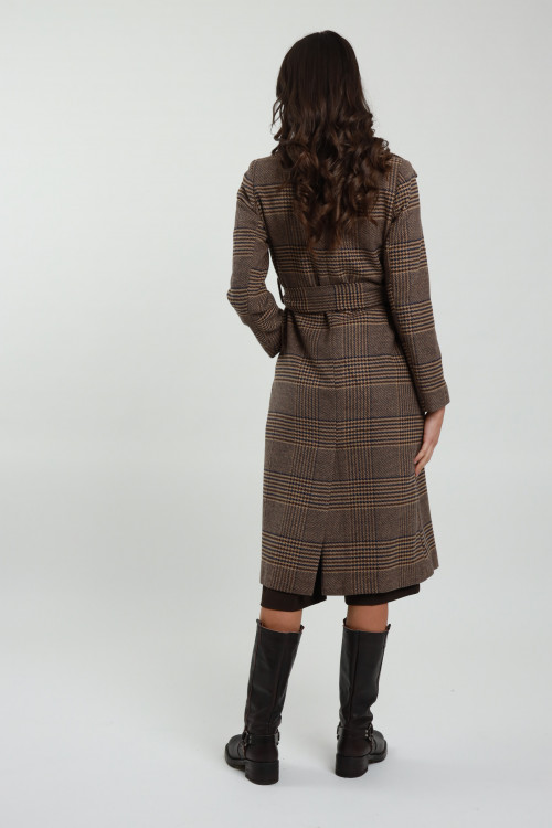 Susy Mix Cappotto Check Presa