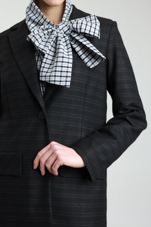 Susy Mix Giacca Check Lurex Saldi Di Fabbrica
