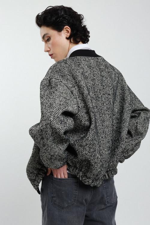 Susy Mix Bomber Spinato con Spille 2025