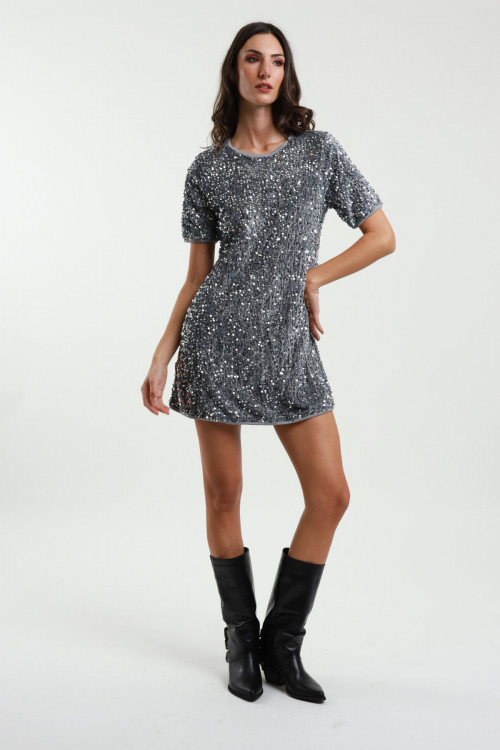 Susy Mix Abito Paillettes Vendite Flash