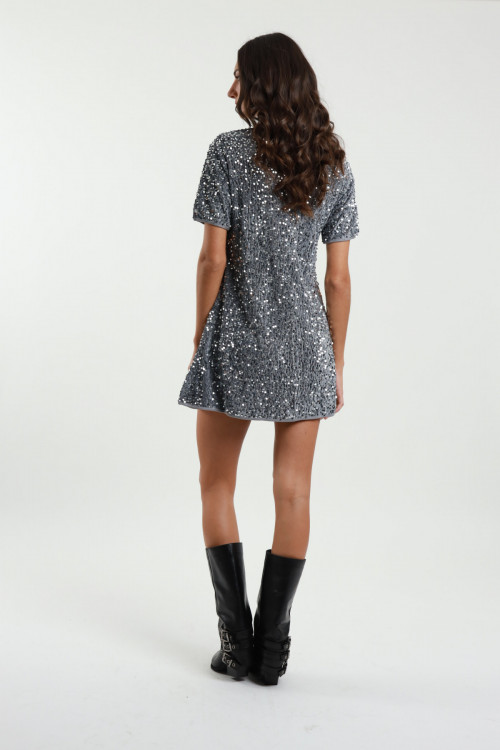 Susy Mix Abito Paillettes Vendite Flash