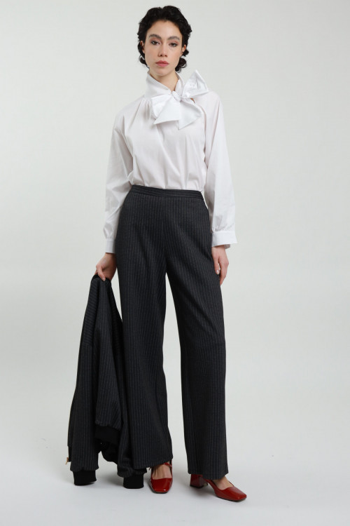 Susy Mix Pantalone Dritto Gessato Offerte stagionali