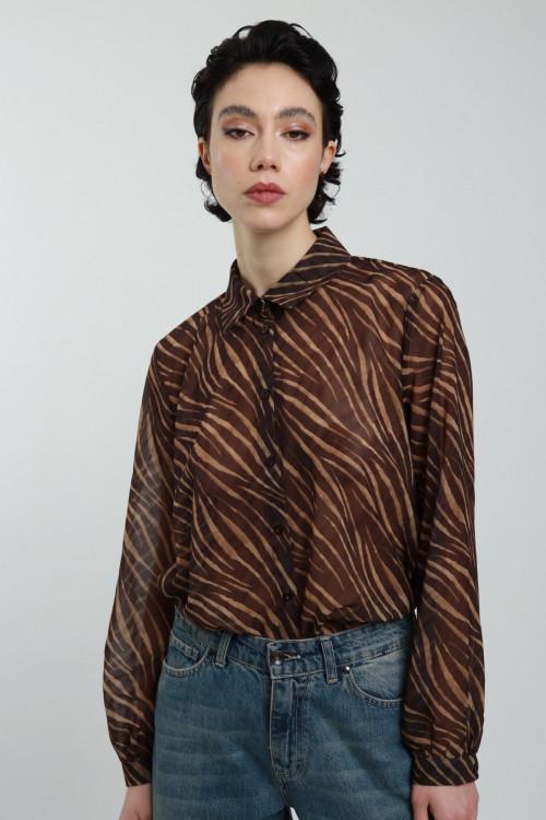 Susy Mix Camicia Fantasia Zebrata Offerta