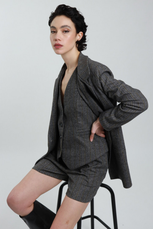 Susy Mix Shorts Spigato Saldi Di Fabbrica