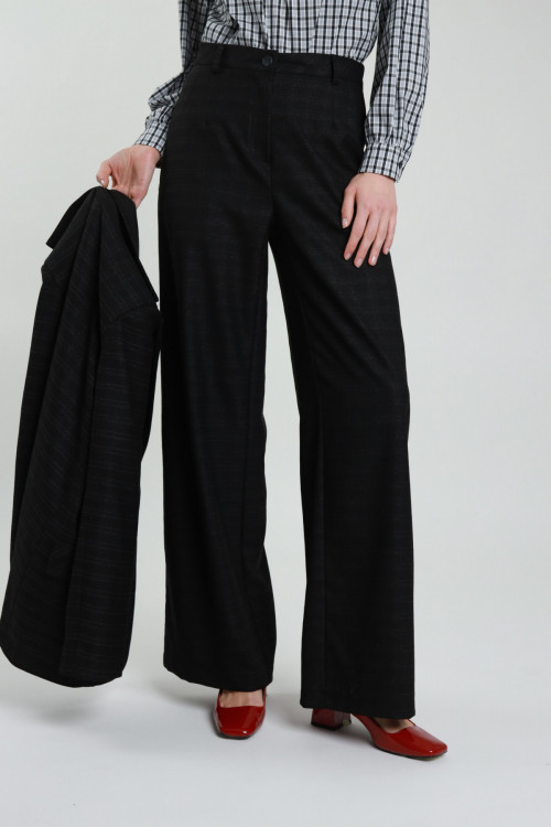 Susy Mix Pantalone Dritto Check Sostegno trimestrale