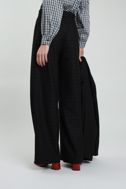 Susy Mix Pantalone Dritto Check Sostegno trimestrale