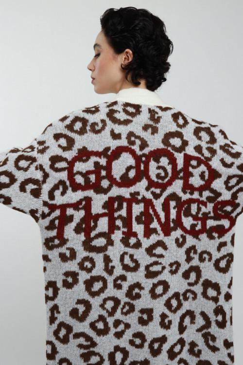 Susy Mix Cardigan Maculato "Good Things" Nuovo