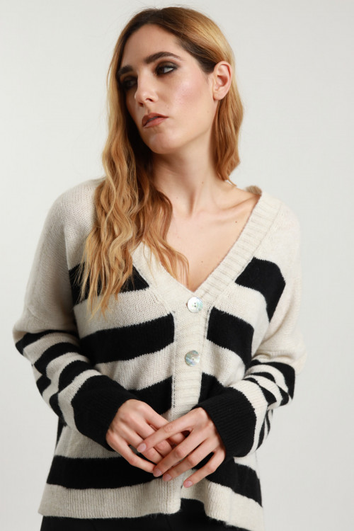 Susy Mix Cardigan Righe Fino Al -60%