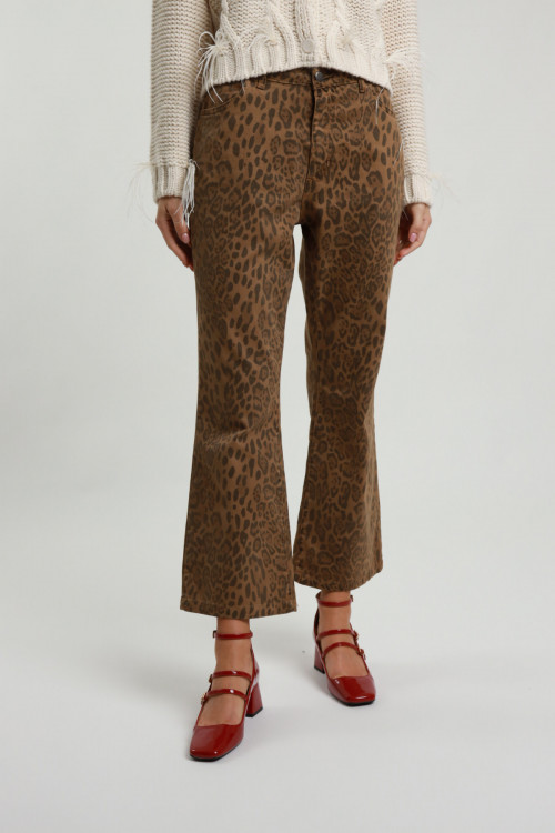 Susy Mix Pantaloni Trombetta Maculati Novità
