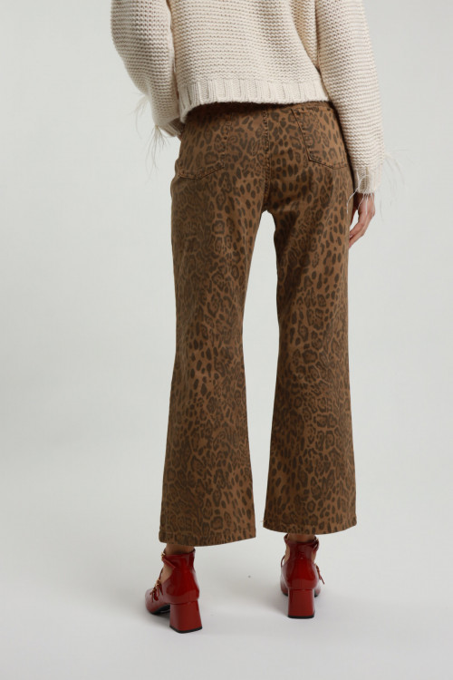 Susy Mix Pantaloni Trombetta Maculati Novità
