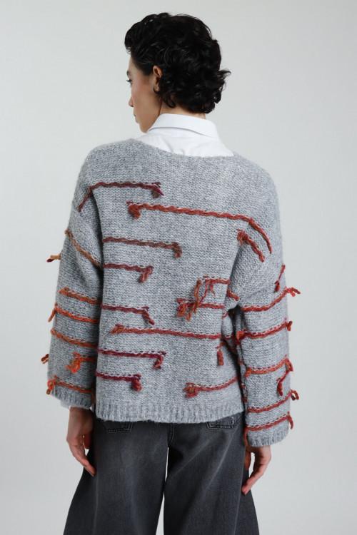 Susy Mix Maglione Fili Colorati 2025