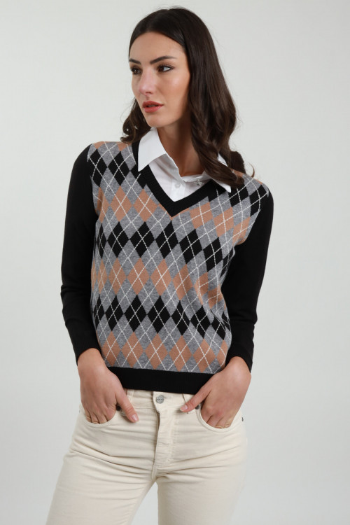 Susy Mix Maglia Rombi Promozione