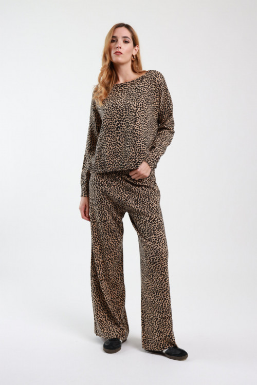 Susy Mix Pantaloni in Maglia Maculati Outlet