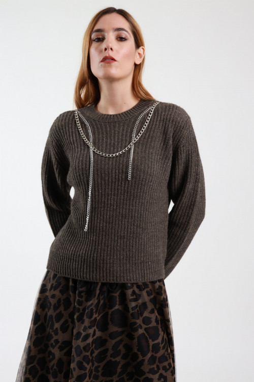 Susy Mix Maglione con Catena Saldi