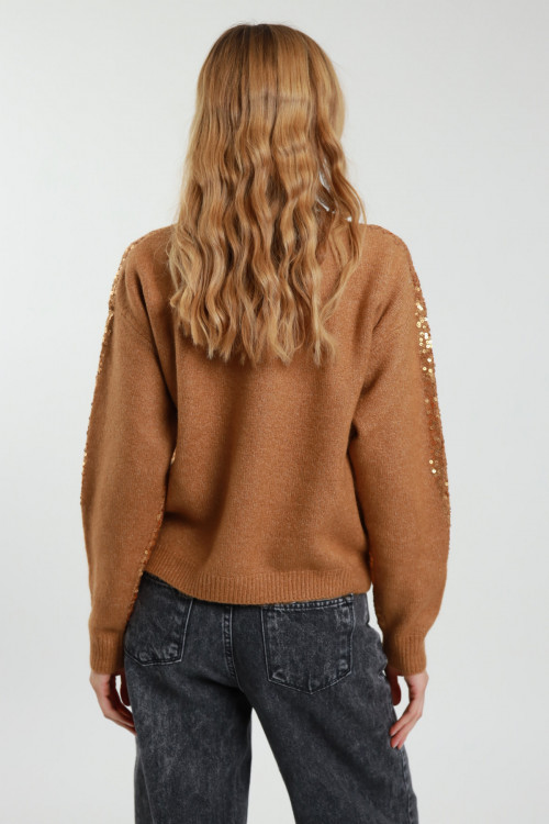 Susy Mix Maglioncino Paillettes Italia