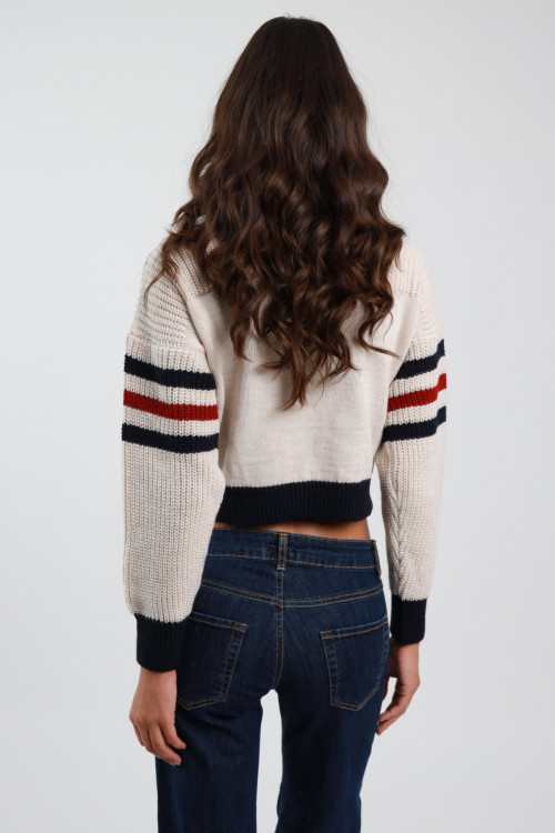 Susy Mix Maglioncino Crop Costa Inglese Spedizione Gratuita
