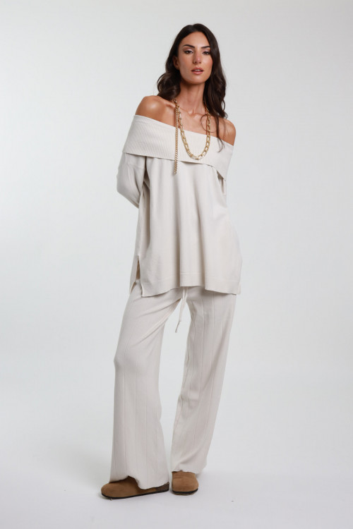 Susy Mix Pantaloni In Maglia Con Coulisse Soddisfazione Garantita