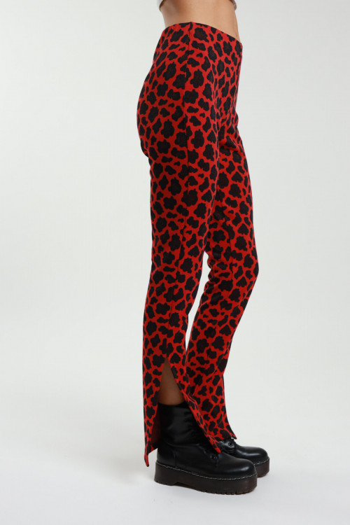 Susy Mix Pantaloni Trombetta Maculati Sconto