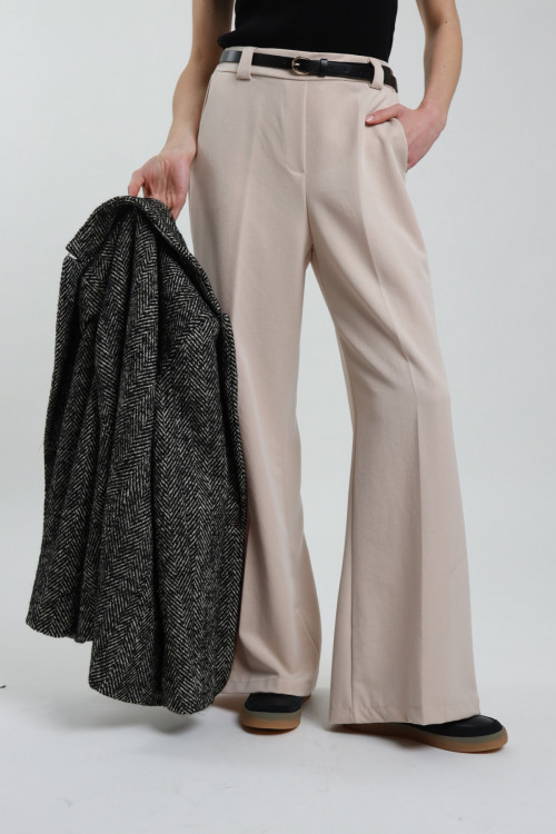 Susy Mix Pantaloni Gamba Dritta con Cintura Grande vendita