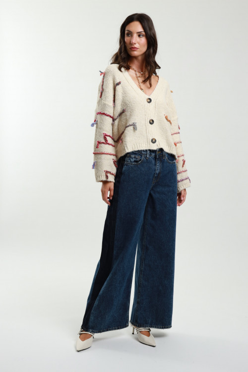 Susy Mix Jeans Palazzo In Linea