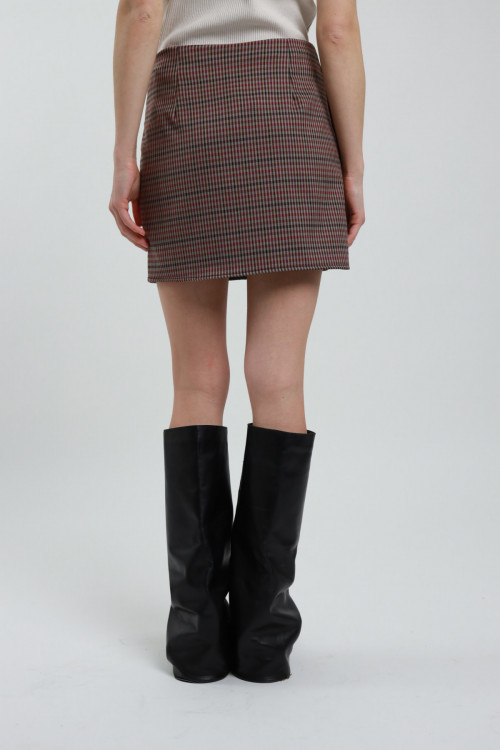 Susy Mix Minigonna Quadri Sconto