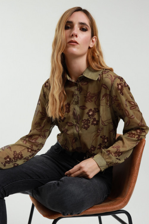 Susy Mix Camicia Fiori Promozione Limitata