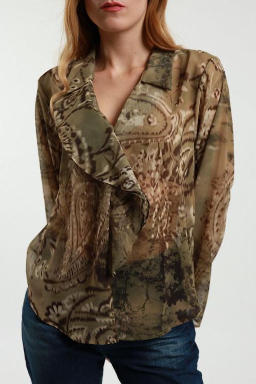 Susy Mix Blusa Scollo V Fantasia Fino Al -60%