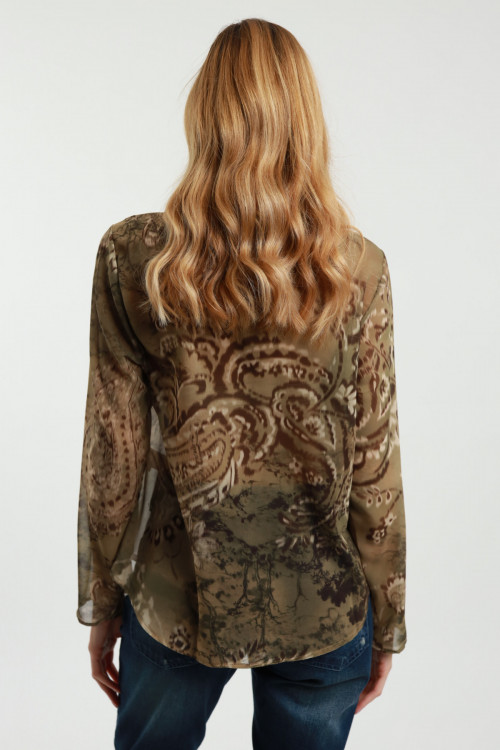 Susy Mix Blusa Scollo V Fantasia Fino Al -60%
