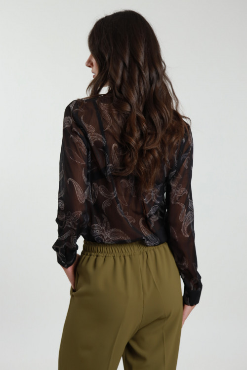 Susy Mix Camicia Fantasia Damascata Affare Del Giorno