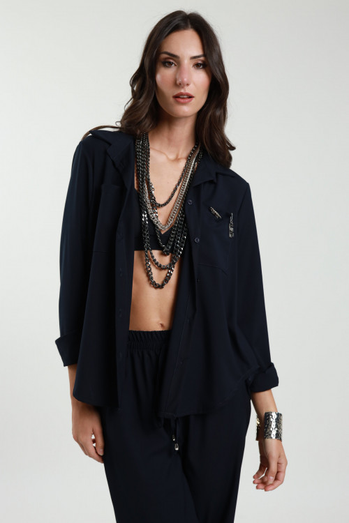 Susy Mix Camicia Con Spille Economico
