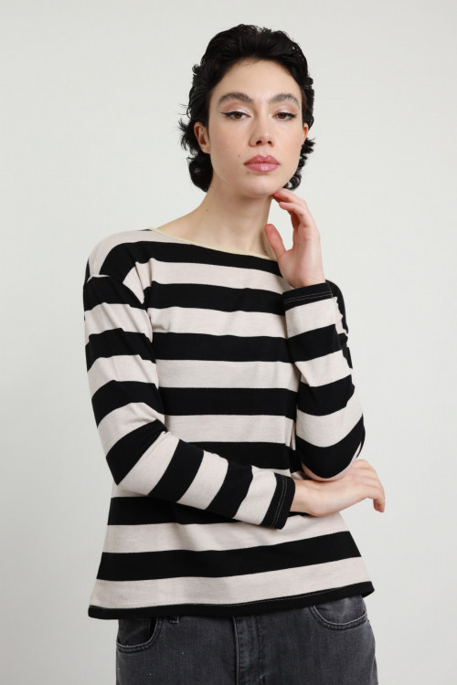 Susy Mix Maglia Righe Vendita Calda