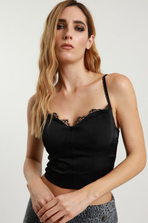 Susy Mix Crop Top Negozi Online