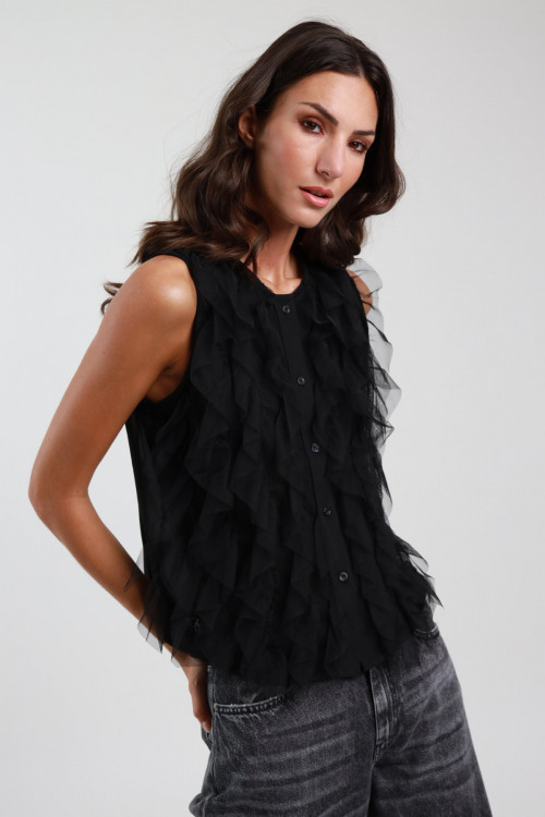 Susy Mix Top Con Balze Presa