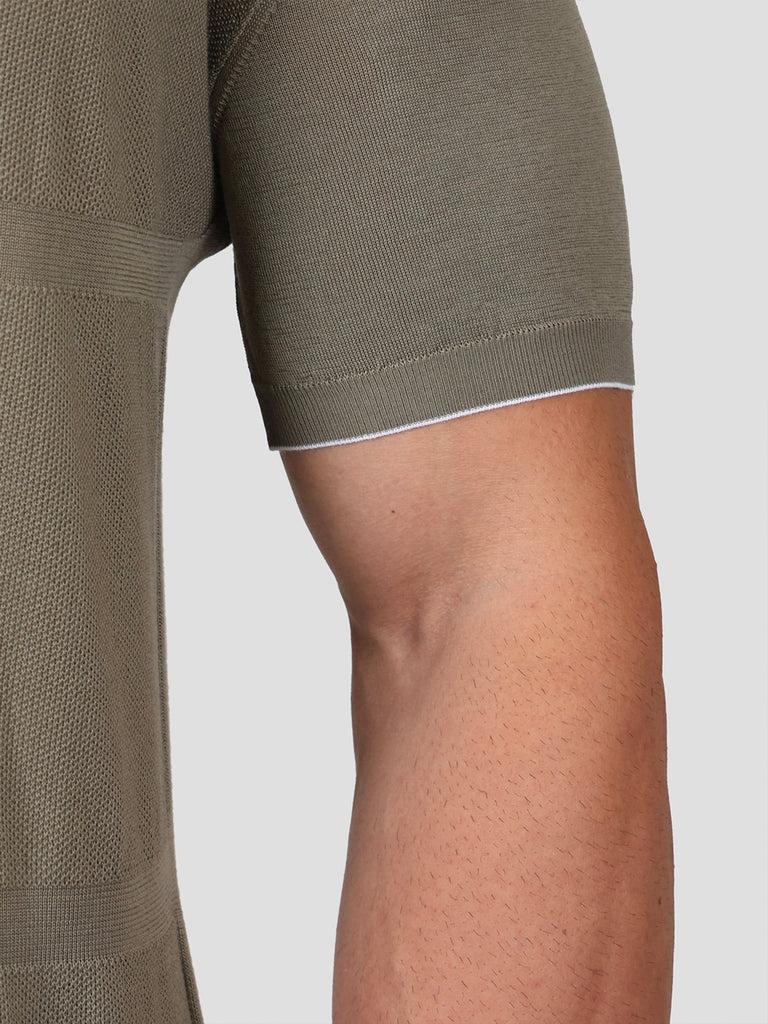 Svevo Maglia Polo con Zip 100% Cotone Makò Grigia Vendita Economica