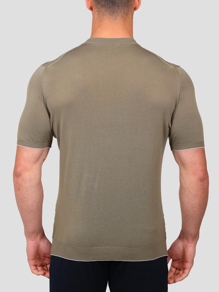 Svevo Maglia Girocollo 100% Cotone Makò Grigio Italia