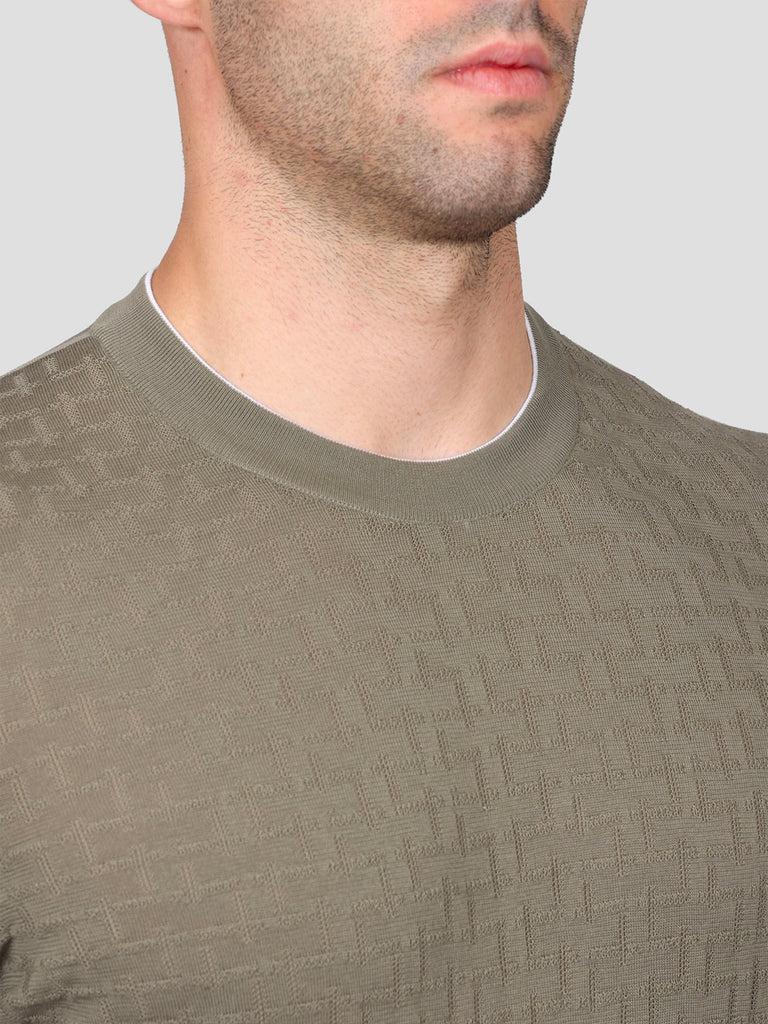 Svevo Maglia Girocollo 100% Cotone Makò Grigio Italia