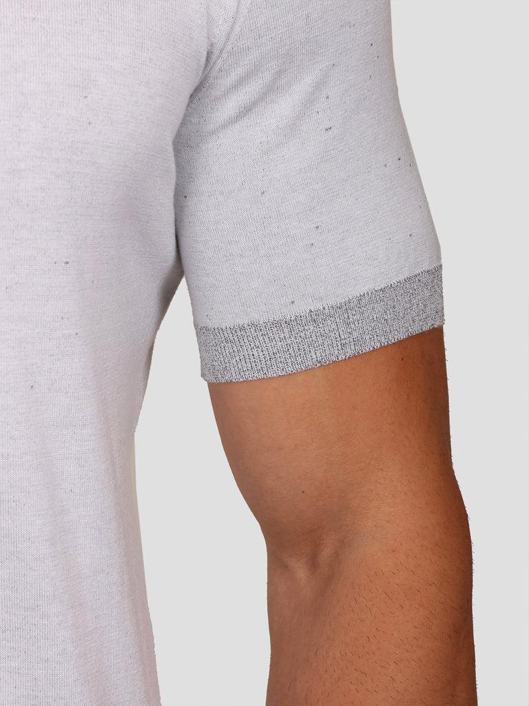 Svevo Maglia Girocollo in Carbonio Bianca In Linea