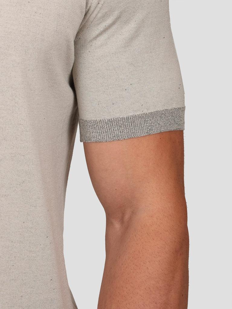 Svevo Maglia Girocollo in Carbonio Beige Nuovo