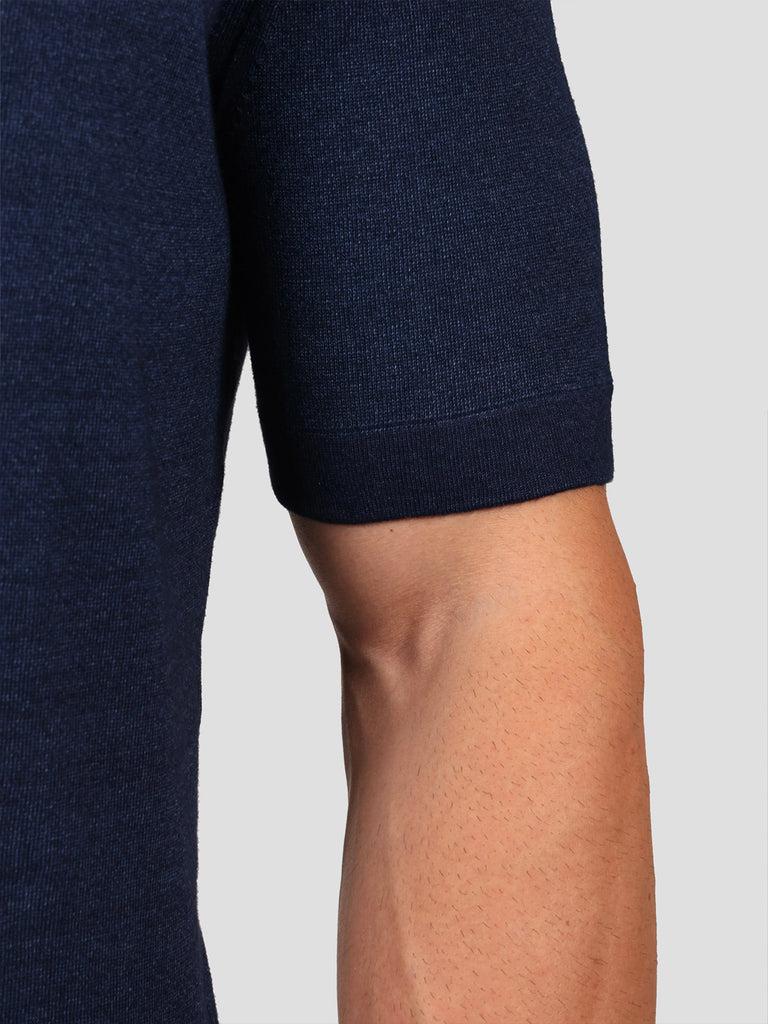Svevo Maglia Girocollo 100% Cotone Indaco Spedizione Gratuita