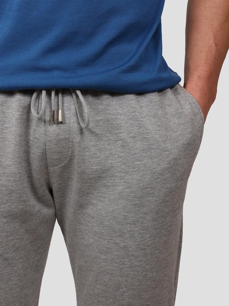 Svevo Pantalone Jogging Cotone e Cashmere Grigio Soddisfazione Garantita