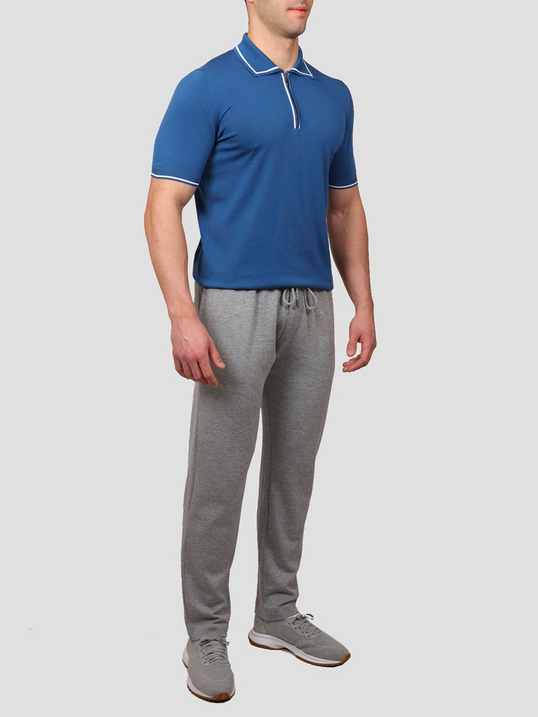 Svevo Pantalone Jogging Cotone e Cashmere Grigio Soddisfazione Garantita