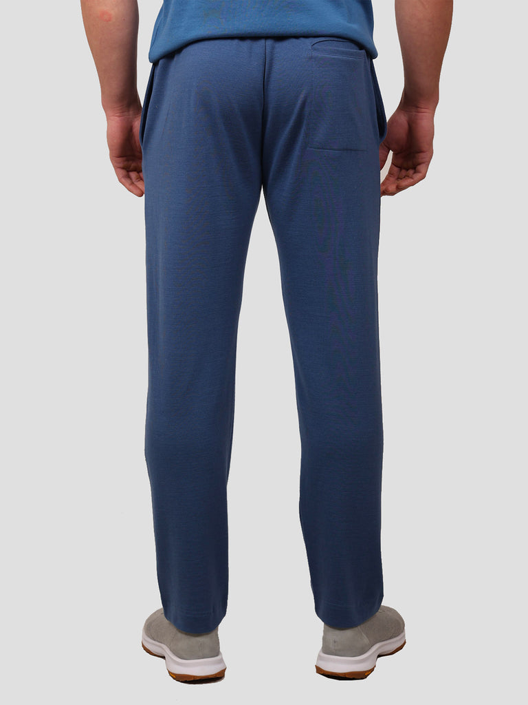 Svevo Pantalone Jogging Cotone e Cashmere Blu Qualità Garantita
