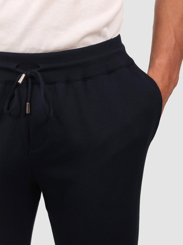 Svevo Pantaloni 100% Cotone Supersoft Blu Negozi Online
