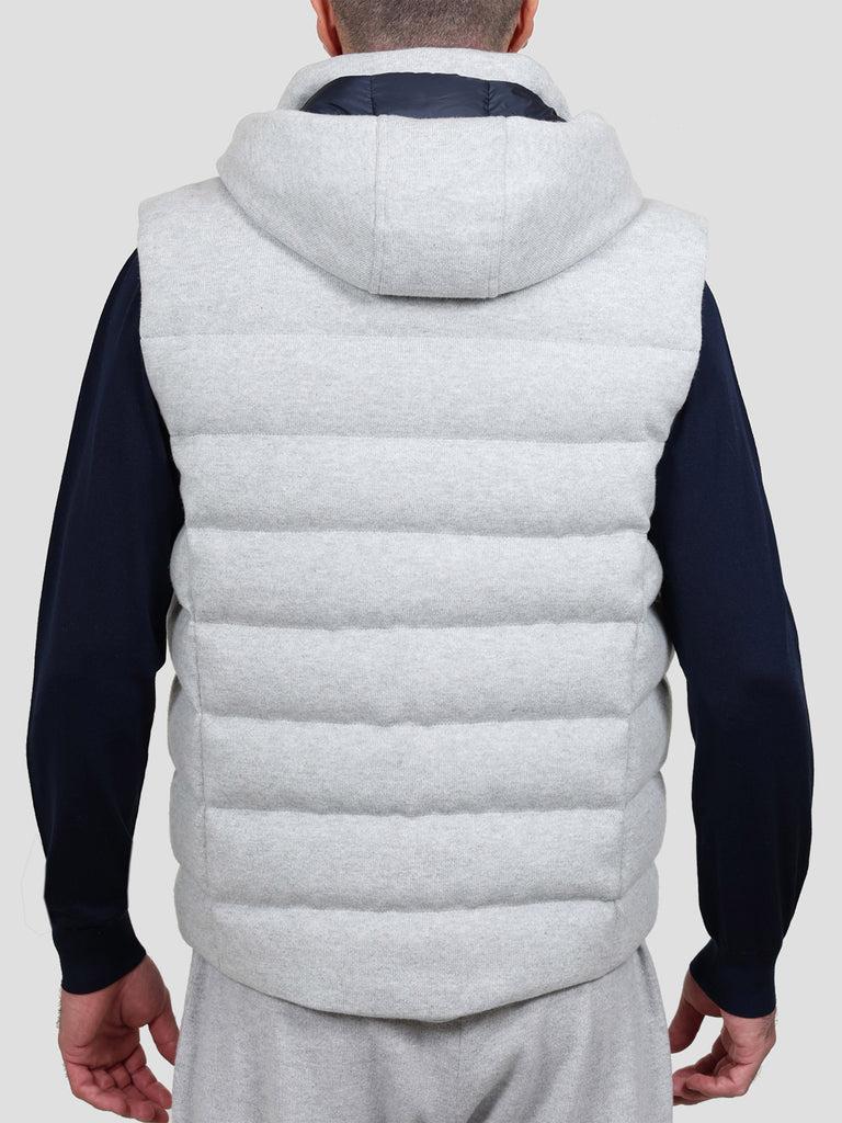 Svevo Giubbotto con zip in Cashmere Grigio Presa