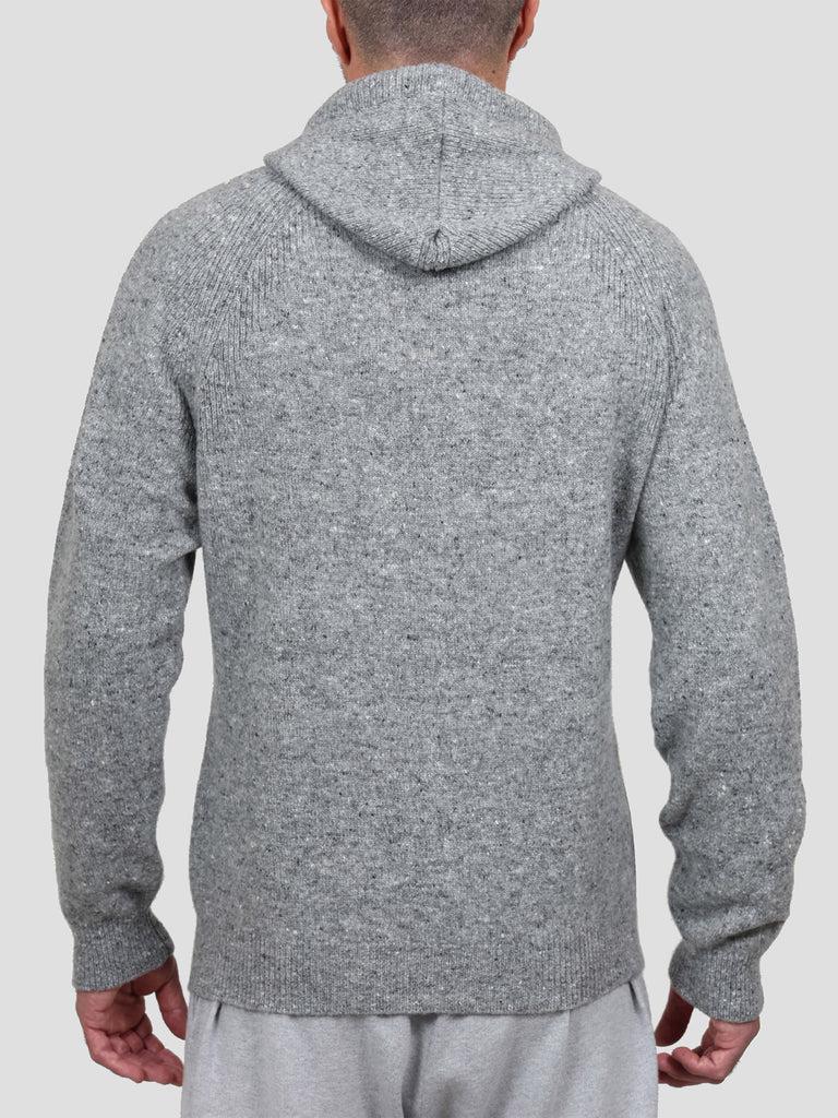 Svevo Giubbotto con zip Lana Cashmere e Poliammide Grigio Offerta