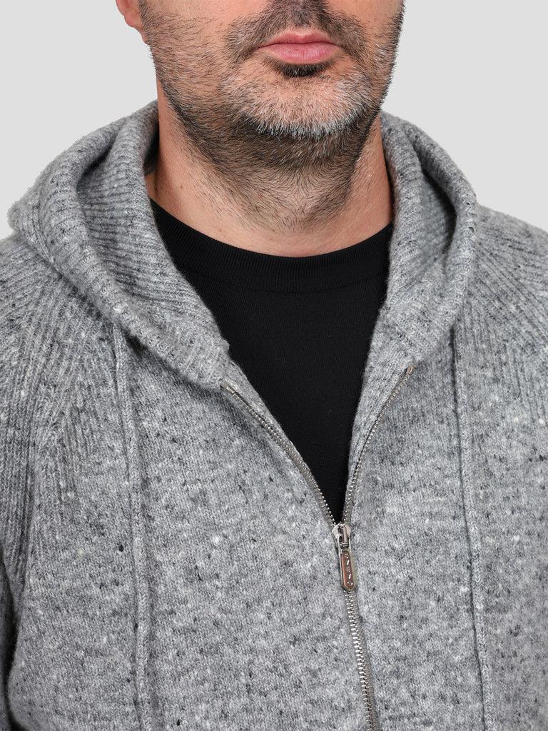 Svevo Giubbotto con zip Lana Cashmere e Poliammide Grigio Offerta